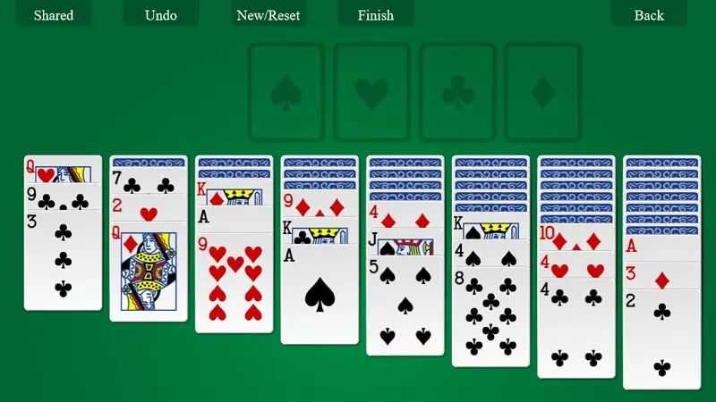 Information on solitaire game
